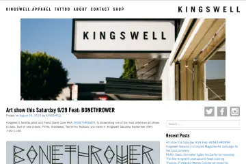 Thumbnail screenshot of the Kingswell work example