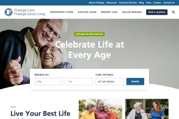 Thumbnail screenshot of the Prestige Care work example